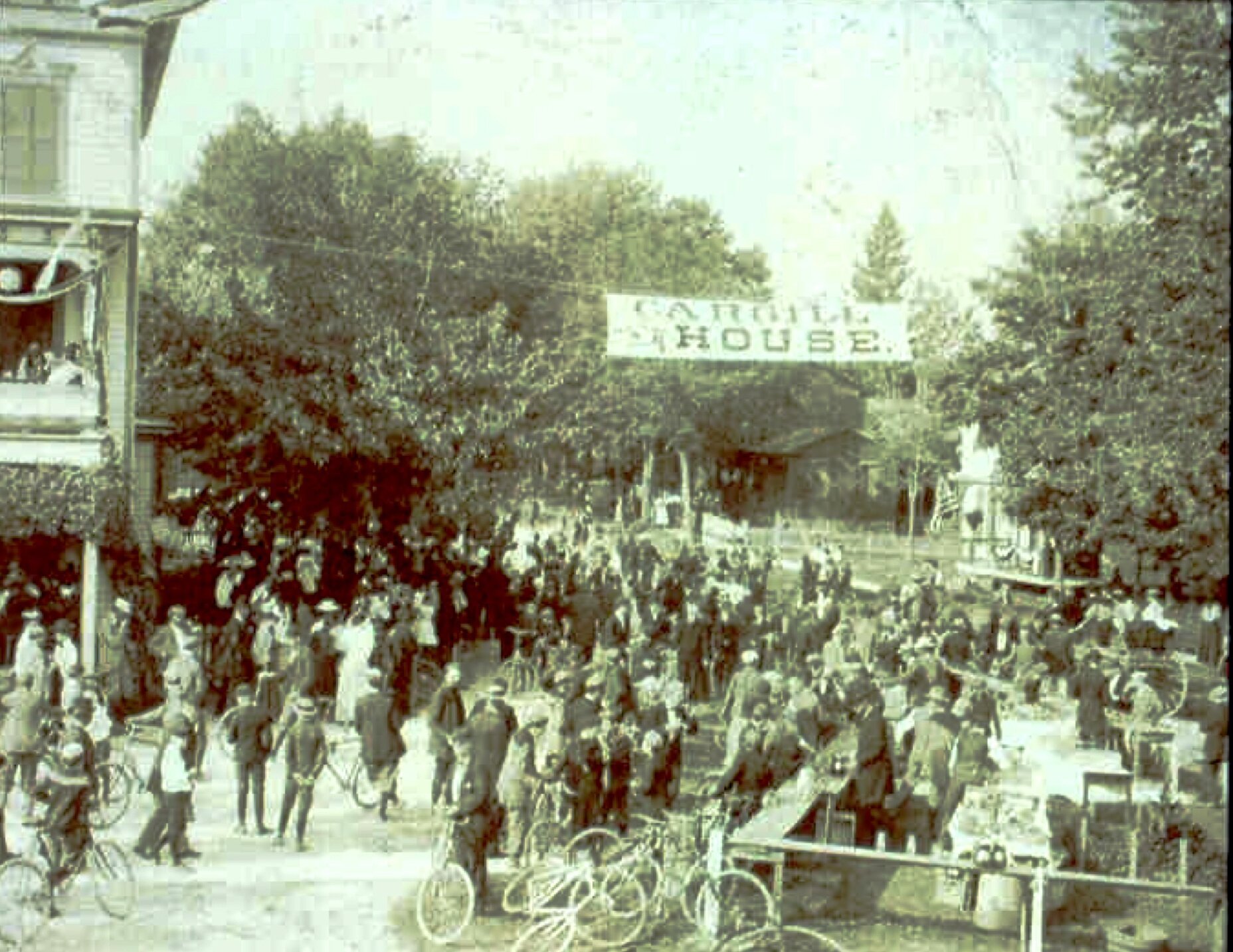 Opening of the Scottsville Bicycle Path in 1896